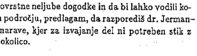 Dokument iz l.1989, ki je obsojajal iniciativo o  vspostavitvi akademske mreže