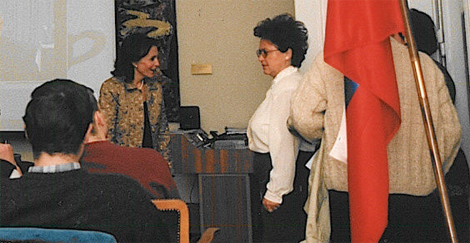 Tridnevna videokonferenca s TV programom v Državnem zboru l.1998 s prvo ATM povezavo v Sloveniji